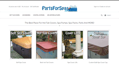 Desktop Screenshot of partsforspas.com